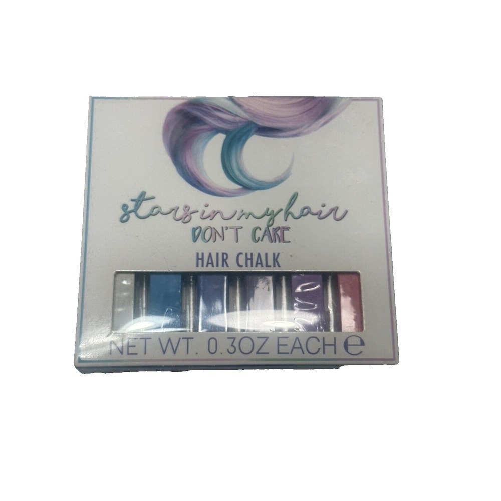Stars In My Hair Don't Care Kids Hair Chalk 6 Piece Set Wash Out 0.3 oz Each
